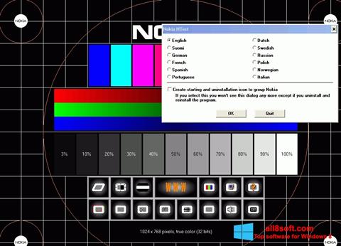 Captura de pantalla Nokia Monitor Test para Windows 8