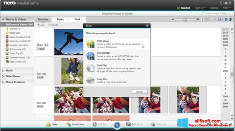 Captura de pantalla Nero MediaHome para Windows 8