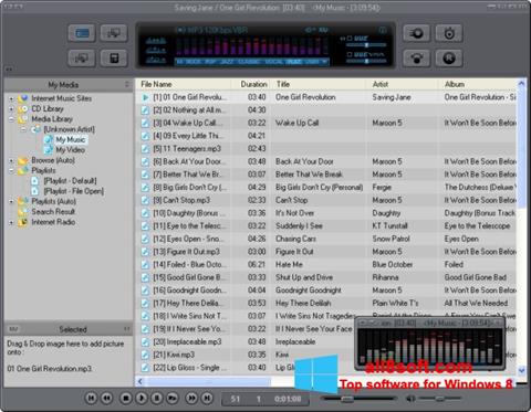Captura de pantalla JetAudio para Windows 8