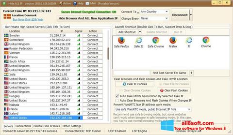 Captura de pantalla Hide ALL IP para Windows 8