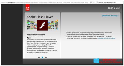 Captura de pantalla Flash Media Player para Windows 8
