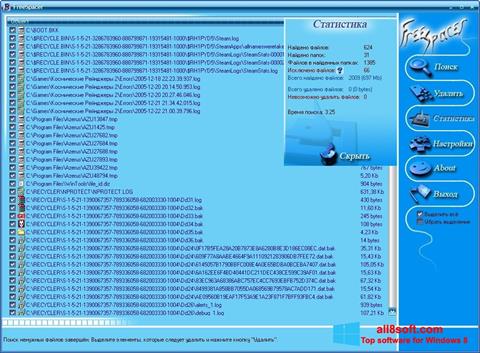 Captura de pantalla FreeSpacer para Windows 8