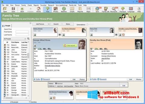Captura de pantalla Family Tree Builder para Windows 8
