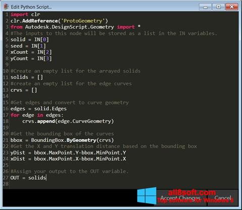 Captura de pantalla Python para Windows 8