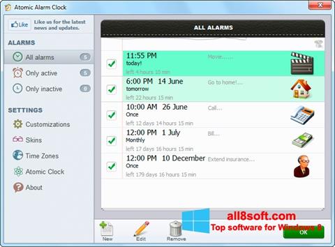 Captura de pantalla Atomic Alarm Clock para Windows 8
