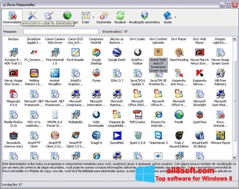 Captura de pantalla Revo Uninstaller Pro para Windows 8