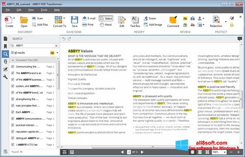 Captura de pantalla ABBYY PDF Transformer para Windows 8