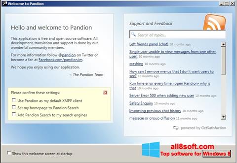 Captura de pantalla Pandion para Windows 8
