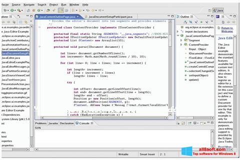 Captura de pantalla Java Development Kit para Windows 8