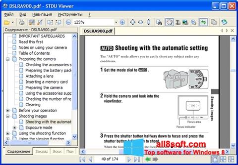 Captura de pantalla STDU Viewer para Windows 8