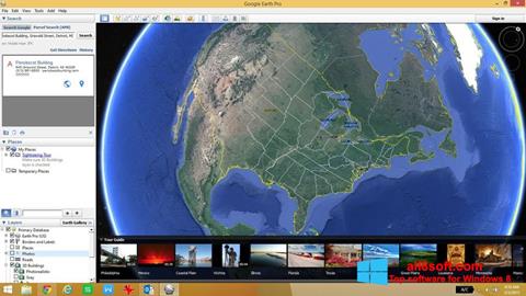 Captura de pantalla Google Earth para Windows 8