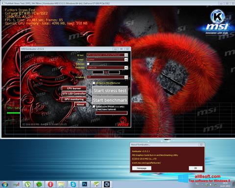 Captura de pantalla MSI Kombustor para Windows 8