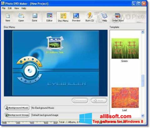 Captura de pantalla DVD Maker para Windows 8