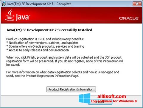 Captura de pantalla Java para Windows 8