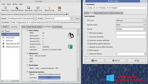 Captura de pantalla Nmap para Windows 8