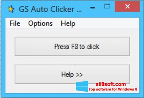 Captura de pantalla GS Auto Clicker para Windows 8