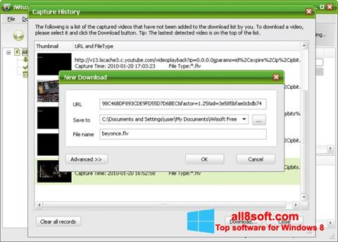 Captura de pantalla Free Video Catcher para Windows 8