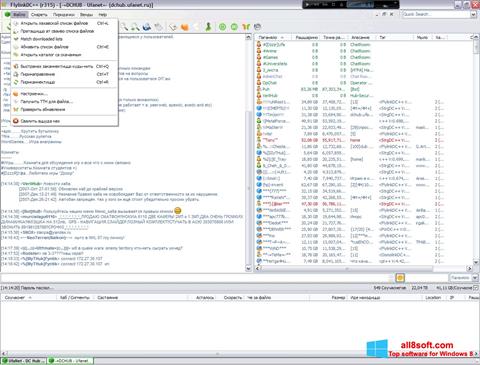 Captura de pantalla FlylinkDC++ para Windows 8