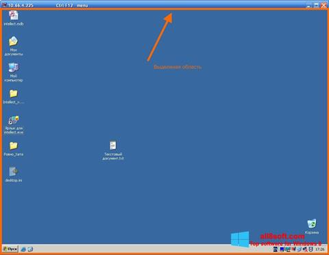Captura de pantalla Radmin para Windows 8