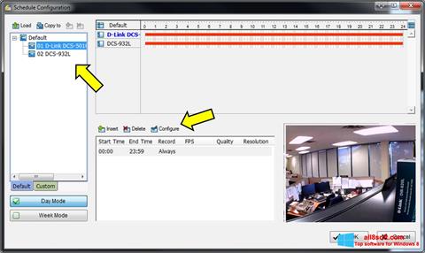 Captura de pantalla D-ViewCam para Windows 8