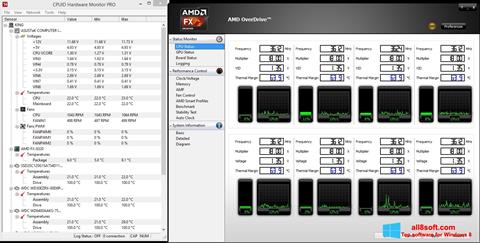 Captura de pantalla AMD Overdrive para Windows 8