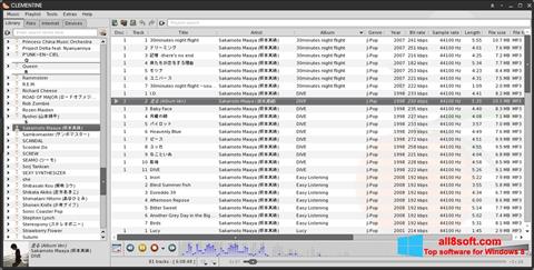 Captura de pantalla Clementine para Windows 8