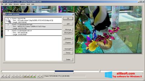 Captura de pantalla VirtualDubMod para Windows 8