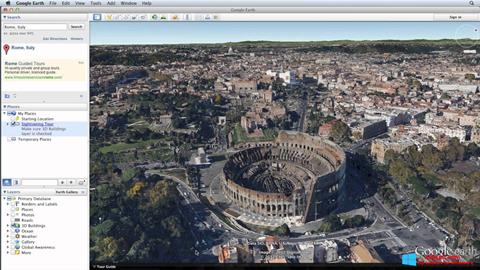 Captura de pantalla Google Earth Pro para Windows 8