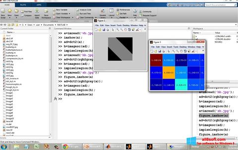 Captura de pantalla MATLAB para Windows 8