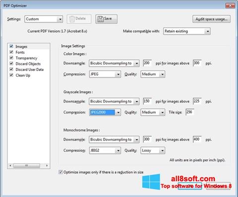 Captura de pantalla Adobe Acrobat Pro DC para Windows 8