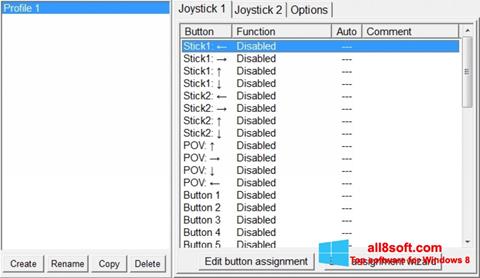 Captura de pantalla JoyToKey para Windows 8
