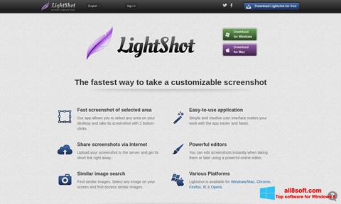 Captura de pantalla LightShot para Windows 8