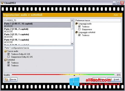 Captura de pantalla CloneDVD para Windows 8