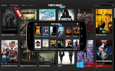 Captura de pantalla Popcorn Time para Windows 8