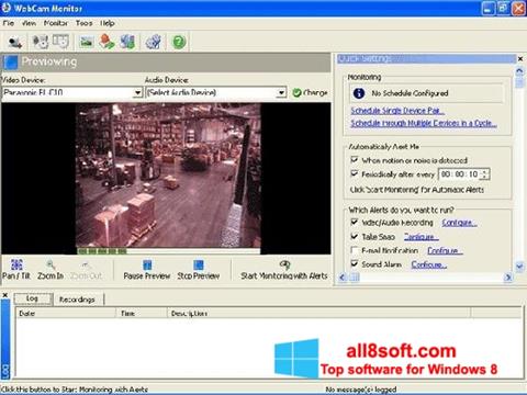 Captura de pantalla WebCam Monitor para Windows 8