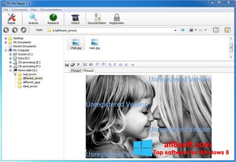 Captura de pantalla File Repair para Windows 8