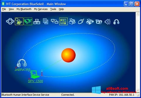 Captura de pantalla BlueSoleil para Windows 8