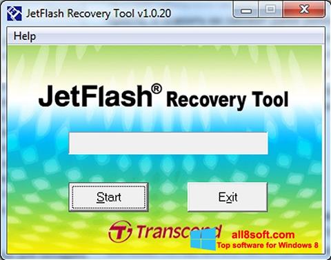 Captura de pantalla JetFlash Recovery Tool para Windows 8