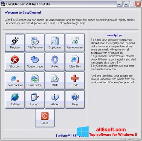 Captura de pantalla EasyCleaner para Windows 8