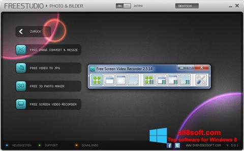 Captura de pantalla Free Studio para Windows 8