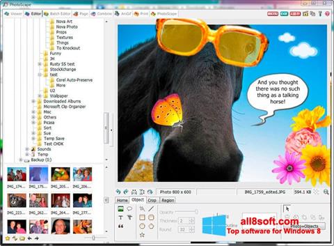 Captura de pantalla PhotoScape para Windows 8
