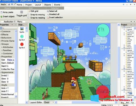 Captura de pantalla Construct Classic para Windows 8