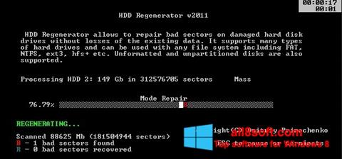 Captura de pantalla HDD Regenerator para Windows 8