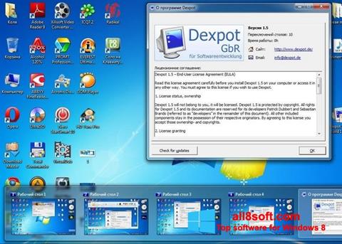 Captura de pantalla Dexpot para Windows 8