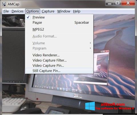Captura de pantalla AMCap para Windows 8