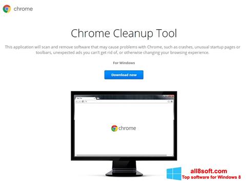 Captura de pantalla Chrome Cleanup Tool para Windows 8