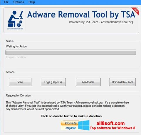 Captura de pantalla Adware Removal Tool para Windows 8