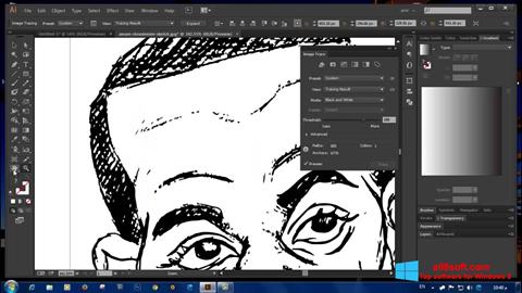 Captura de pantalla Adobe Illustrator para Windows 8