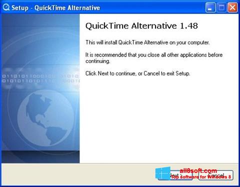 Captura de pantalla QuickTime Alternative para Windows 8